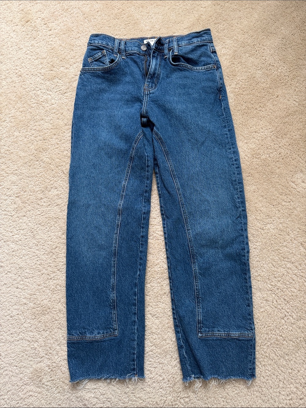 Free People We the Free Risk Taker Raw Hem Straight